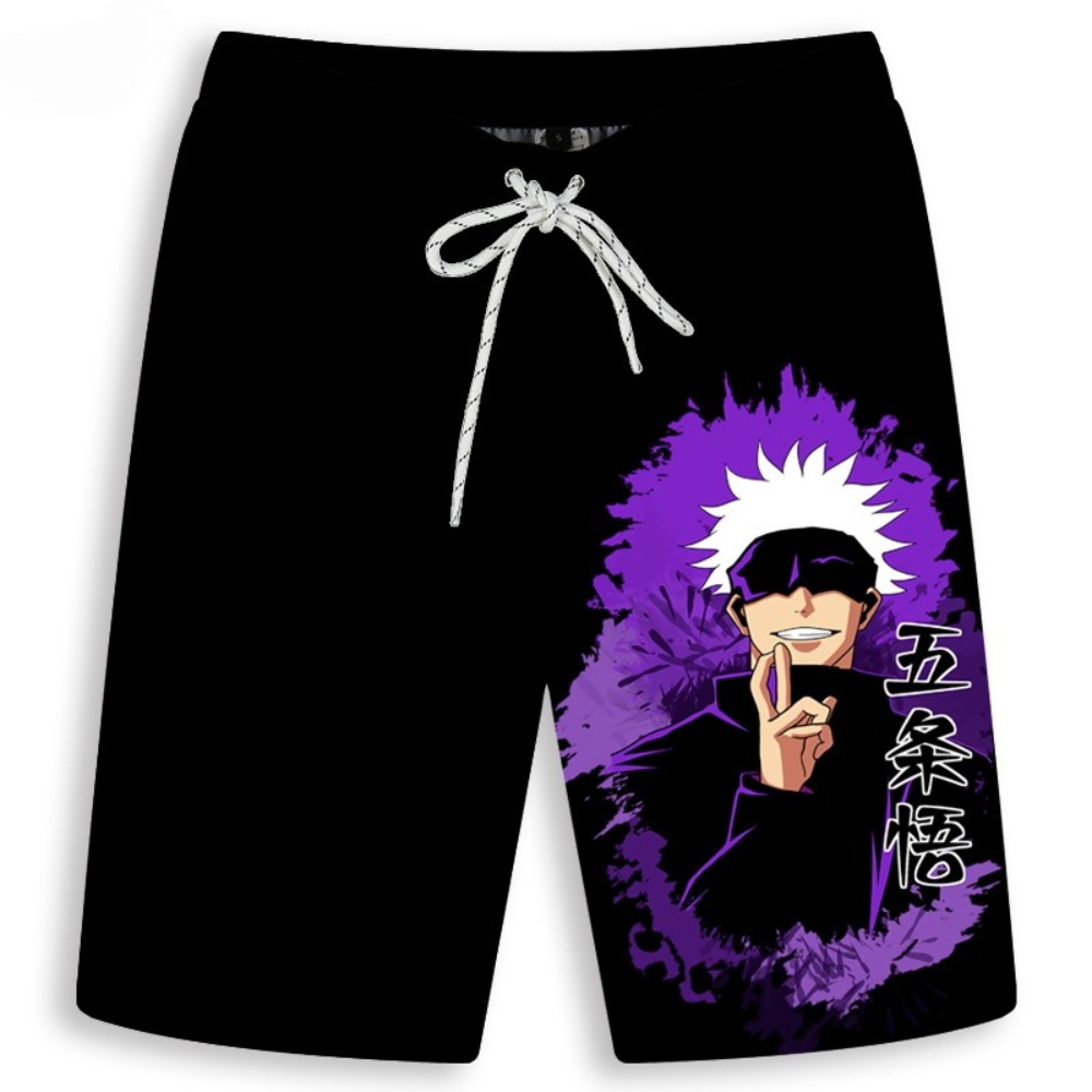 Anime Merchandise Store In Japan - Herren Gojo Satoru Bedruckte Shorts Mann