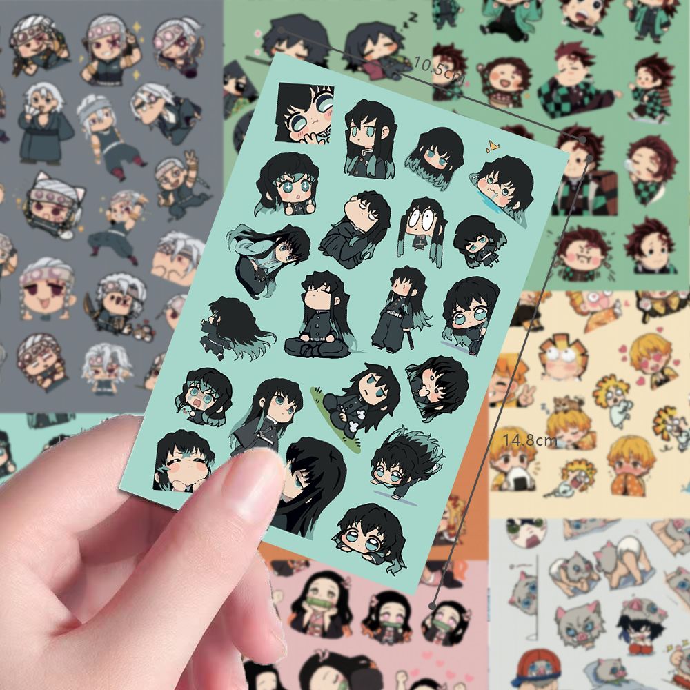 24 Stück Chibi Demon Slayer Di – Sticker Sheet Set Bewertung und Preis