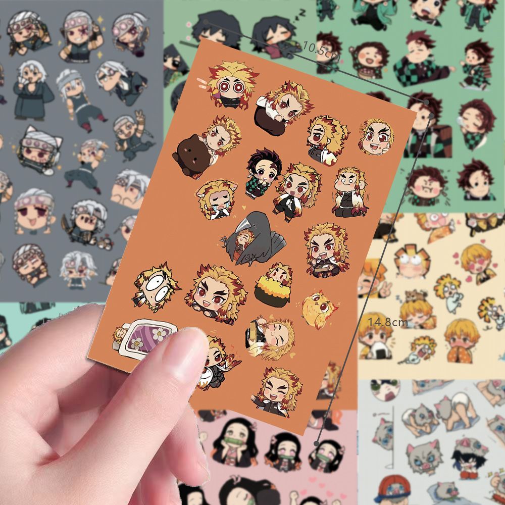 24 Stück Chibi Demon Slayer Di – Sticker Sheet Set Bewertung und Preis